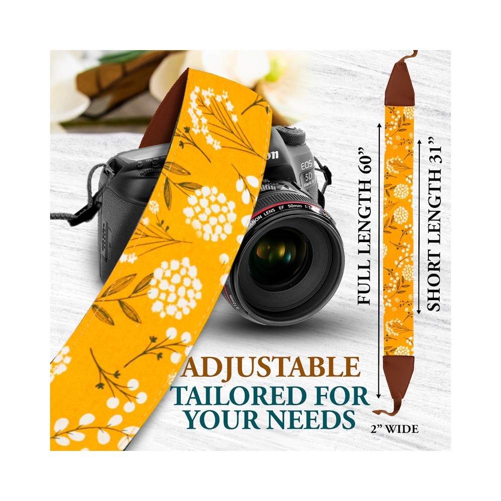 Spring Blossom Camera Strap - Picture 3 of 5